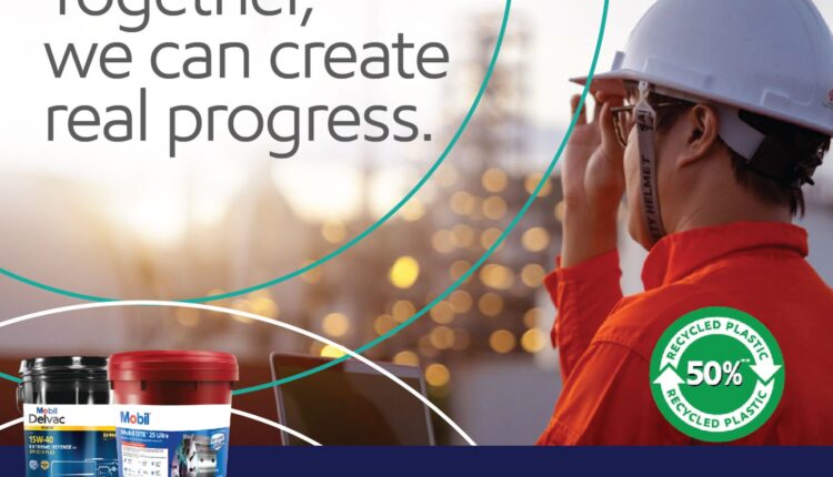 Mobil Launches 50% Post-Consumer Recycled Plastic Pails in India.